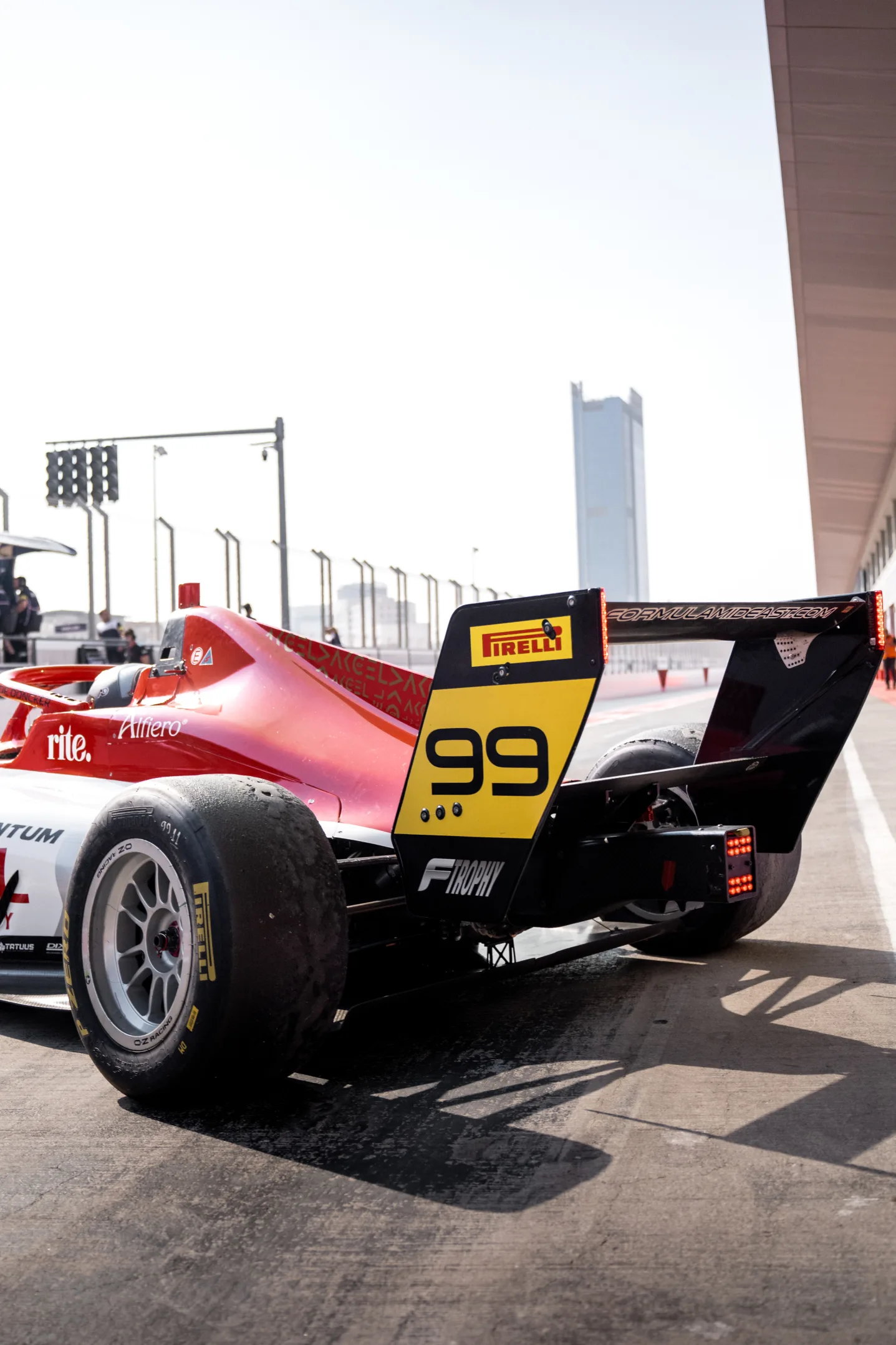 Arthur De Doncker in racing overalls at the circuit