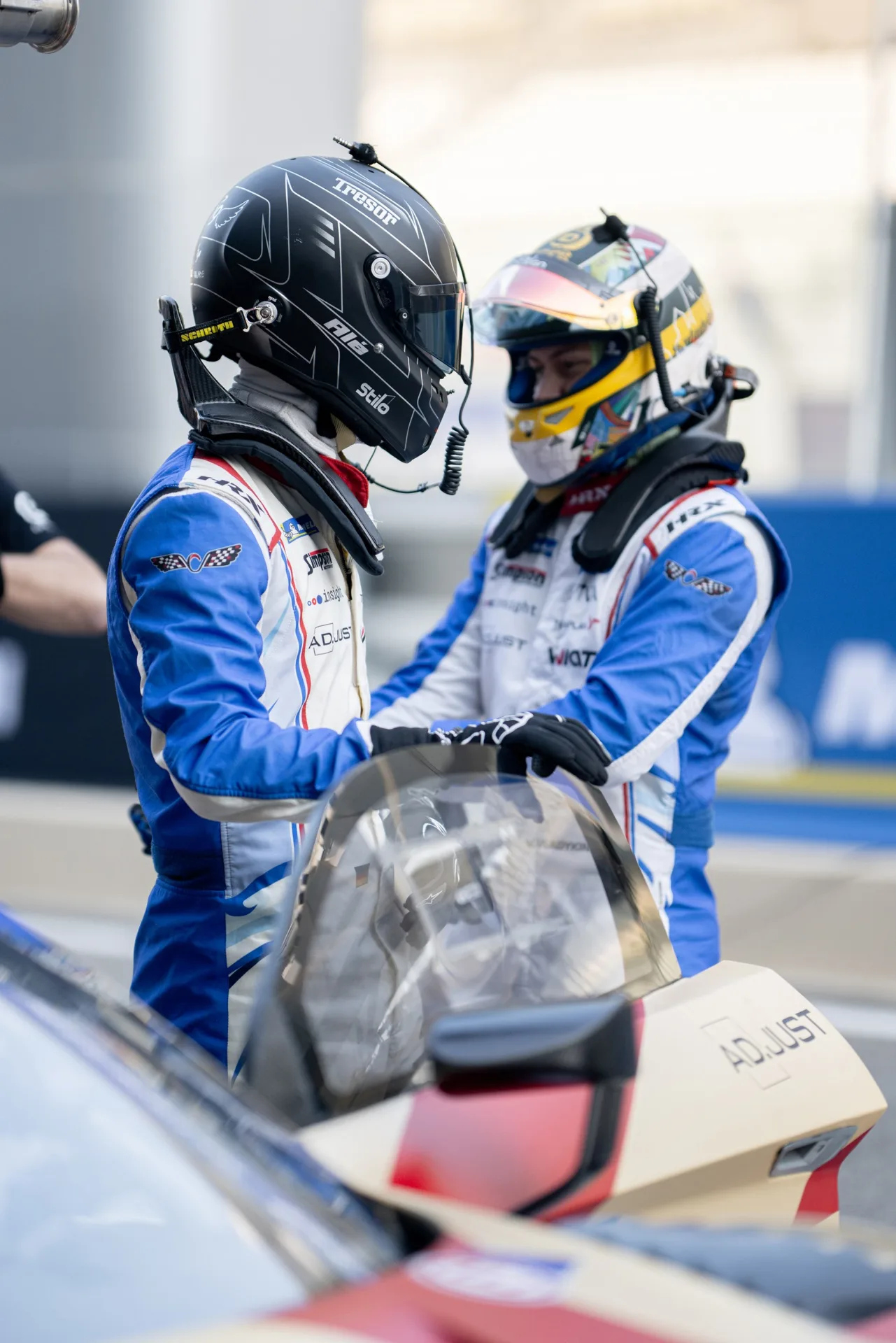 Continental Racing drivers on the grid