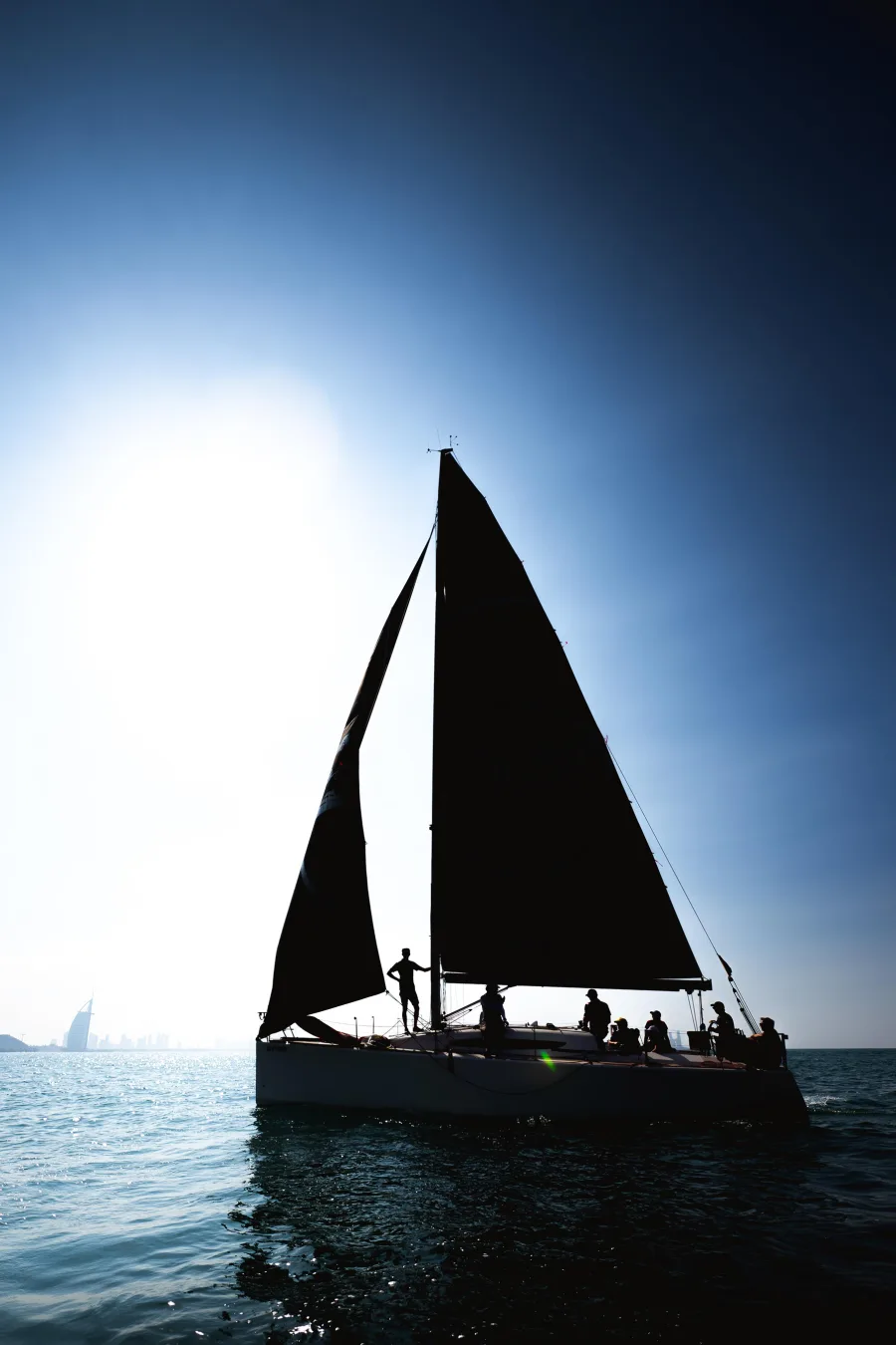On the water